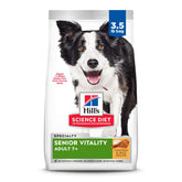 Hill's Science Diet Senior Vitality chicken and rice bag supports energy and easy digestion