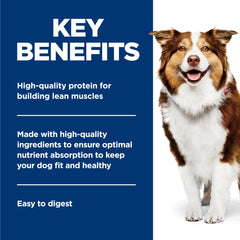 Hill's Science Diet Adult 7+ serving cans image shows convenient packaging for easy feeding