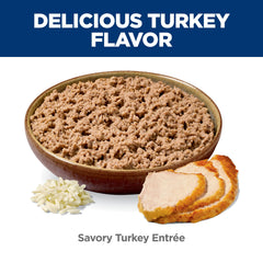 Hill's Science Diet adult 7+ turkey minced texture appeals to picky seniors