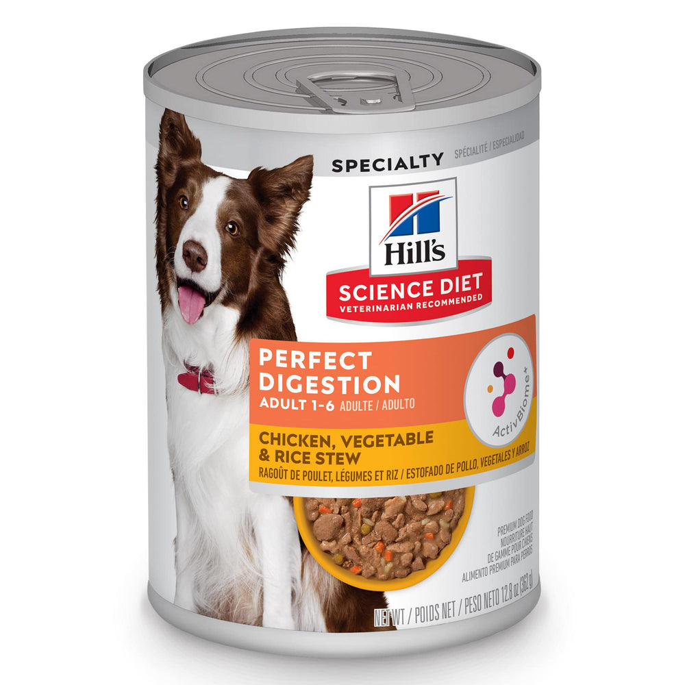 Hill's Science Diet Adult Perfect Digestion chicken can for easy daily meals