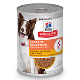 Hill's Science Diet Adult Perfect Digestion chicken can for easy daily meals