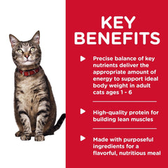 Hill's Science Diet ingredients label closeup emphasizing antioxidants and Vitamin C+E for immune support
