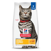 Hill's Science Diet Urinary & Hairball bag front highlighting urinary health support