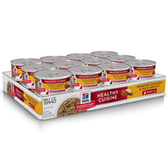 Hill's Science Diet can in gravy highlights easy digestion and palatable texture for adult cats.