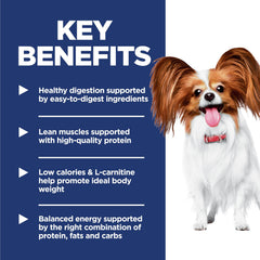 Hill's Science Diet chicken meal and barley ingredient highlighted for nutrition