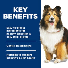 Hill's Science Diet chicken and vegetable entrée pouch with balanced nutrition for dogs.