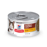 Hill's Science Diet hairball adult chicken wet food cans in 24-pack, convenient daily meal