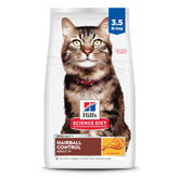 Hill's Science Diet Hairball Control senior 7+ bag promotes easier hairball management