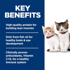 Hill's Science Diet Kitten Liver and Chicken Entrée open can reveals real ingredients