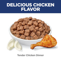Hill's Science Diet Kitten Tender Chicken Dinner served in a bowl