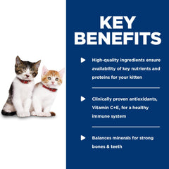 Close-up of Hill's Kitten Turkey Entrée can highlighting premium protein source