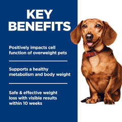Hill's Science Diet perfect weight formula kibble with chicken and brown rice.