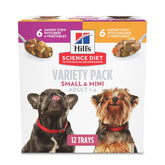 Hill's Science Diet small mini chicken with vegetables tray for small breeds, balanced nutrition