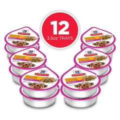 Hill's Science Diet mini wet food tray with real chicken and rice for easy digestion