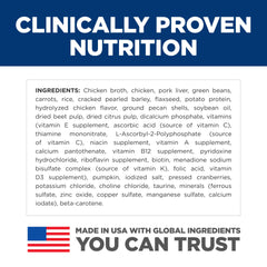 Hill's Science Diet USA-made label on packaging for trusted ingredients