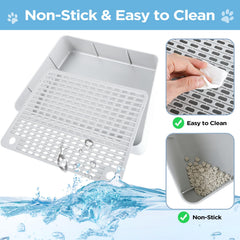 Himake durable easy-clean plastic resists dirt for faster maintenance.