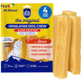 Himalayan Dog Chew bacon yak cheese pack shot, four-ingredient recipe