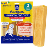 Himalayan Dog Chew bacon-yak-cheese-stick for long-lasting chew and savory taste.