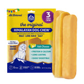 Himalayan Dog Chew Original yak cheese stick 3-count long lasting chew for dogs