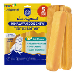 Himalayan Dog Chew Original yak cheese stick closeup, durable texture for long-lasting chews.