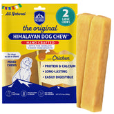 Himalayan Dog Chew packaging shows a natural, long-lasting treat for dogs.