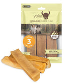 Himalayan Dog Chew Yaky Cheese packaging front shows premium gluten-free, long-lasting treat.