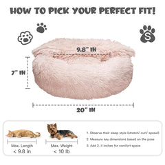 Himax bed features soft plush exterior for luxurious comfort.