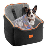 HiPetpy elevated-view dog car seat enhances your pet's road outlook and comfort.