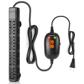 HiTauing aquarium heater external controller displays precise water temperature.