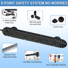 HiTauing heater showing safety protections for reliable operation.