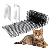 Hmdivor 10ft cat scat mat with spikes for outdoor deterrence and boundary setting.