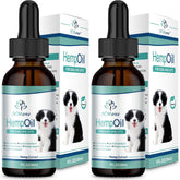 HMone Max Potency Hemp Oil Drops bottle for dogs and cats promoting calm