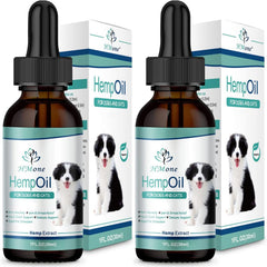 HMone Max Potency Hemp Oil Drops bottle for dogs and cats promoting calm