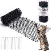 Hmyomina 8-2ft cat scat mat deters cats safely indoors or outdoors.