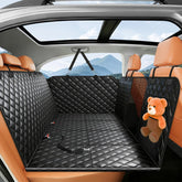 HOB4U dog car seat cover with extender offers extra room for pets on road trips