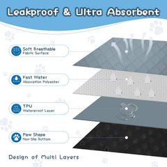 HOBBTREE absorbent-cotton-layer enhances absorption and keeps spaces drier.