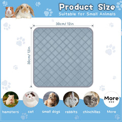 HOBBTREE soft-flannel-surface pad offers cozy footing for small pets.