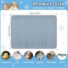 HOBBTREE waterproof pee pad with absorbent layer keeps floors dry.