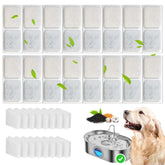 HOETEK 16 filters and 16 sponges pack for reliable fountain filtration and easy replacement