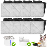 HOETEK replacement filter for PetSafe Ion-X fountain keeps water clean for cats and dogs.