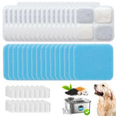 HOETEK replacement filter pack for Oneisall 10L fountain enhances water filtration