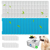 HOETEK replacement filters for SIBAYS/Kastty 4Gal fountain with six-layer filtration for clean water