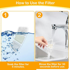 HOETEK replacement sponges for PW04 to protect the pump and filter flow