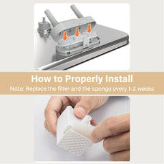 HOETEK Zuqqony 12L soak and rinse step - easy preparation for maintenance.