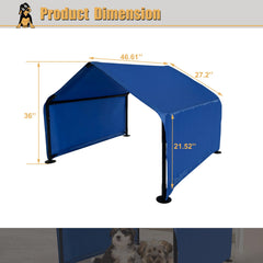 Hohuqeri 50x48x36 inch canopy delivers spacious relief for dogs outdoors