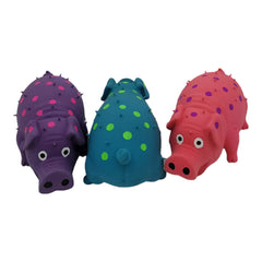 Hoiasem latex pig dog toy soft surface gentle for mouths