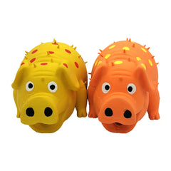 Hoiasem soft latex dog toy offers gentle chew and mouth-friendly fun.