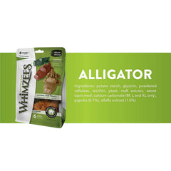 Hoiyen Whimzees gluten-free dog treats with easy-grip design.