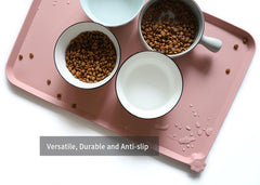 Hoki Found L carpet-friendly silicone mat ideal for home or travel
