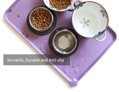 Hoki Found waterproof amethyst mat dries quickly and wipes clean